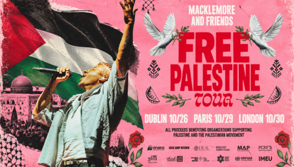 Macklemore transforma la polémica con Ed Sheeran en una gira por Palestina